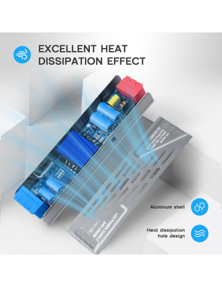 Controlador LED 150W VOEWT 12V Transformador Silencioso