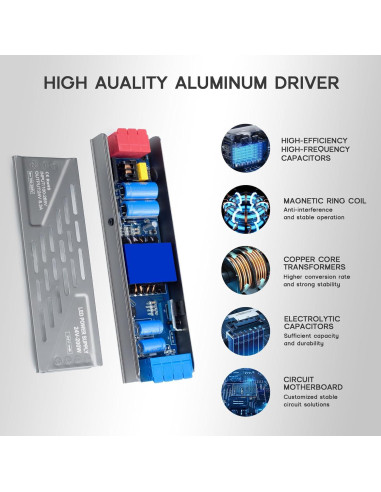 Controlador LED 150W VOEWT 12V Transformador Silencioso