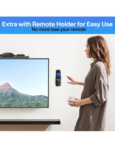 Estante Superior Ajustable para TV tiebutie 33 cm Negro