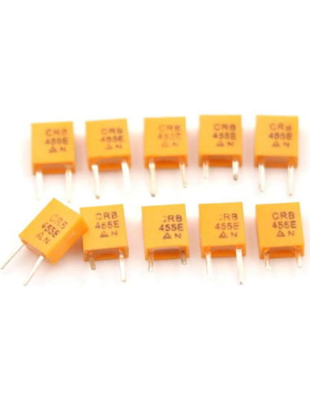 10 Osciladores de Cristal Cerámico 455E 455KHz 2 Pines
