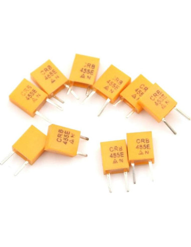10 Osciladores de Cristal Cerámico 455E 455KHz 2 Pines