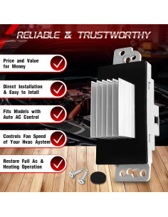 Resistor de Motor de Ventilador HVAC FAERSI con Arnés 226g 2