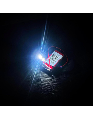 Diodos LED Pre Cableados 12V 5MM OWOFYDR - 50 Pcs Blancos