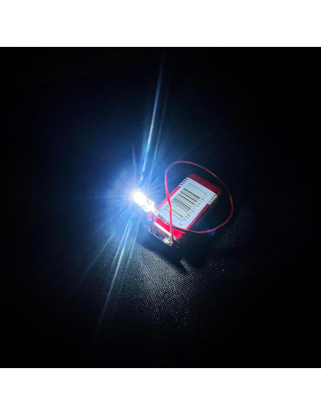 Diodos LED Pre Cableados 12V 5MM OWOFYDR - 50 Pcs Blancos