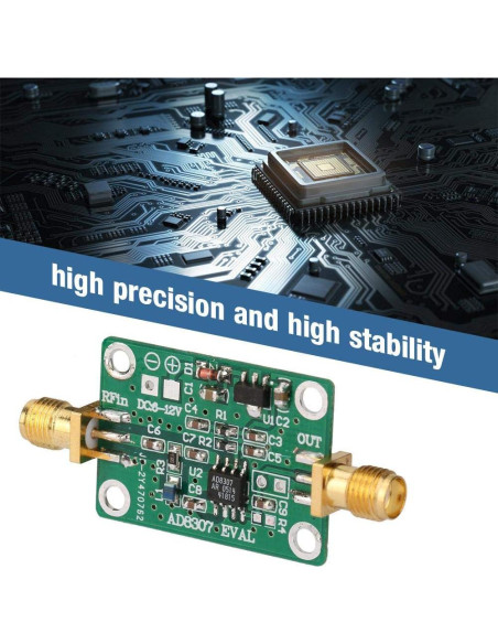 Medidor de Potencia Logarítmica RF Keenso AD8307 0.16-15dBm