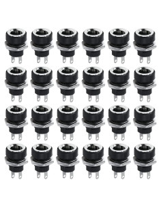 Conector Jack de Poder Femenino Antrader 24pcs 5.5mm x 2.1mm