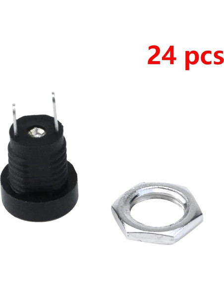 Conector Jack de Poder Femenino Antrader 24pcs 5.5mm x 2.1mm Conector Jack de Poder Femenino Antrader 24pcs 5.5mm x 2.1mm