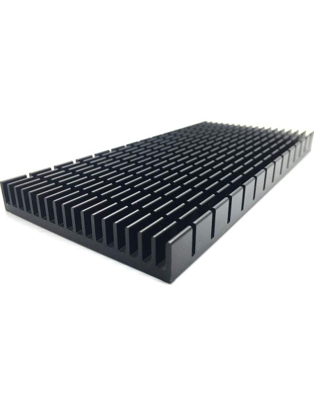 Disipador de Calor de Aluminio SGTKJSJS 150x70x10mm Negro