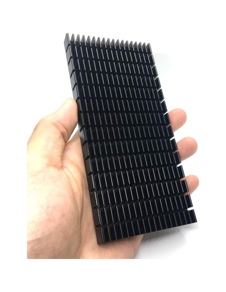 Disipador de Calor de Aluminio SGTKJSJS 150x70x10mm Negro