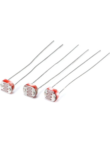 5 Piezas Fotoresistor JESSINIE 5MM GL5528 Sensible a Luz
