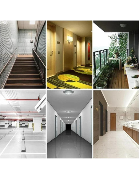 Sensor de Movimiento Infrarrojo NIBYQ 12V 24V 110V 220V AC 5pcs