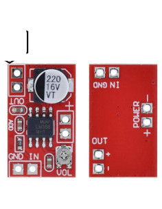 Placa de Micrófono Mini Condensador Electret 5V-12V
