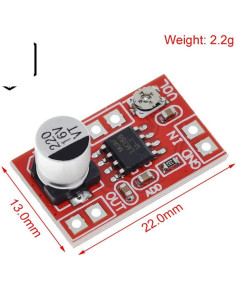 Placa de Micrófono Mini Condensador Electret 5V-12V 2