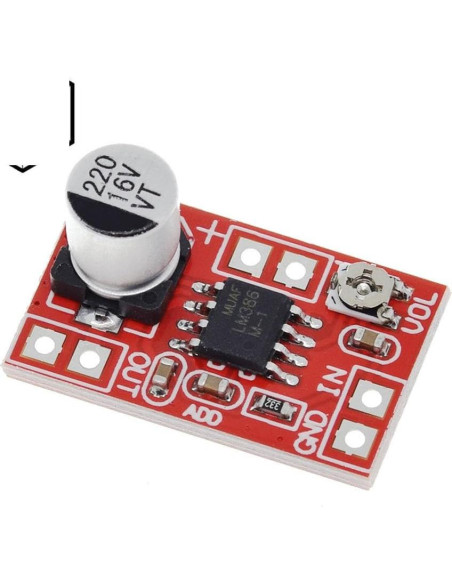 Placa de Micrófono Mini Condensador Electret 5V-12V