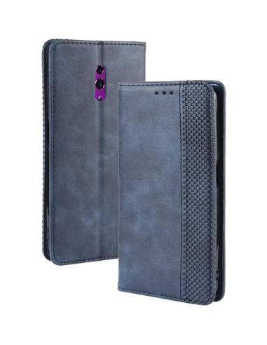 Funda de cuero PU Jielangxin para Oppo Reno CPH1917 Azul