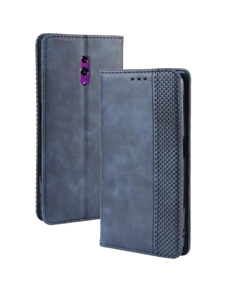 Funda de cuero PU Jielangxin para Oppo Reno CPH1917 Azul