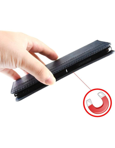 Funda de cuero PU Jielangxin para Oppo Reno CPH1917 Azul