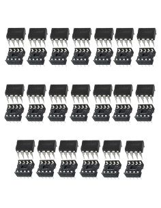 20 Pcs Amplificador de Audio LM386N + Zócalo DIP-8 DKARDU
