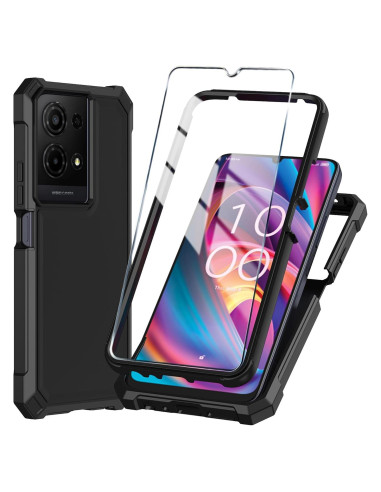 Funda para TCL K32/K33 5G 2025 con protector de pantalla