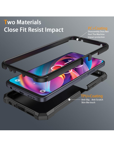 Funda para TCL K32/K33 5G 2025 con protector de pantalla