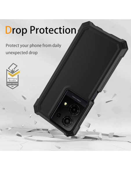 Funda para TCL K32/K33 5G 2025 con protector de pantalla Funda para TCL K32/K33 5G 2025 con protector de pantalla