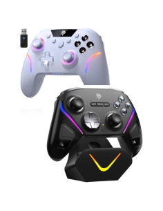 Paquete Controladores EasySMX D10 y X20 con Base de Carga