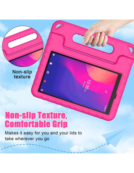 Funda BMOUO Rosa para Alcatel Joy Tab 2 2020 - 8 Pulgadas