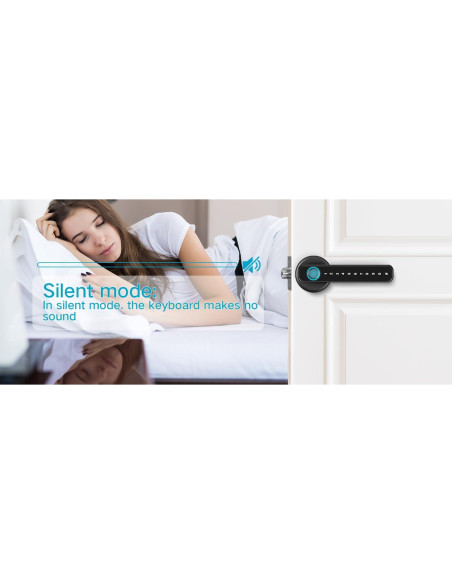 Cerradura Inteligente Biométrica Genérica - Huella Digital, Teclado, Bluetooth, Impermeable Cerradura Inteligente Biométrica Genérica - Huella Digital, Teclado, Bluetooth, Impermeable