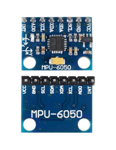 5 Módulos GY-521 MPU-6050 Acelerómetro Giroscopio 3 Ejes 2