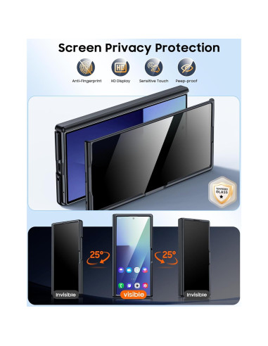 Funda de cuero para Samsung Galaxy Z Fold 7 con protector