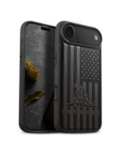 Funda de Madera Magnética Carveit para iPhone 17 Air - Grabado Gadsden