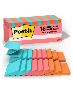 Notas Adhesivas Post-it Poptimista 7.6x7.6 cm 18 Blocs