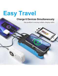 Cargador Solar Power Bank ERRBBIC 20000mAh Carga Rápida 15W 2