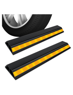 Tope de Estacionamiento HOXWELL 2 Pcs 45x17 cm Alta Visibilidad