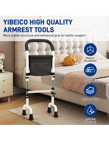 Bastón Ajustable YIBEICO para Ancianos - Soporte 136 kg