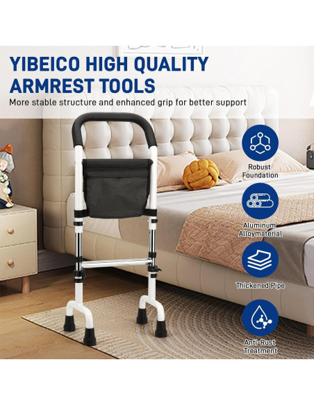 Bastón Ajustable YIBEICO para Ancianos - Soporte 136 kg