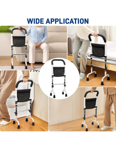 Bastón Ajustable YIBEICO para Ancianos - Soporte 136 kg