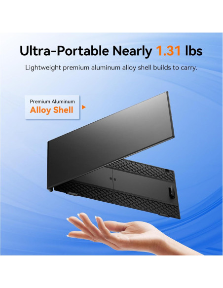 Extensor de Pantalla Portátil DZVW 14" 1080P FHD Ultra Ligero