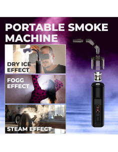 Máquina de Niebla Portátil 18W Control Remoto 40W Instantánea 2
