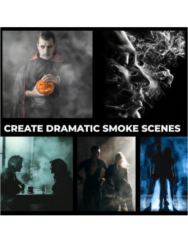 Máquina de Niebla Portátil 18W Control Remoto 40W Instantánea