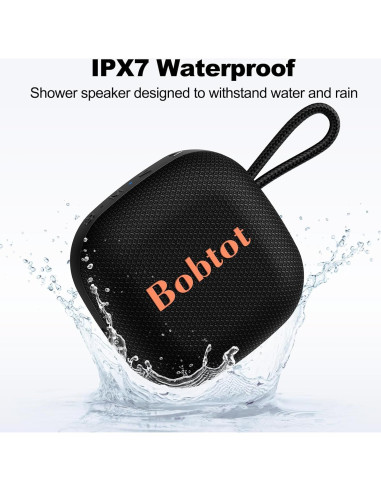 Altavoz Bluetooth Portátil Bobtot SoundAir Rojo IPX7 16H