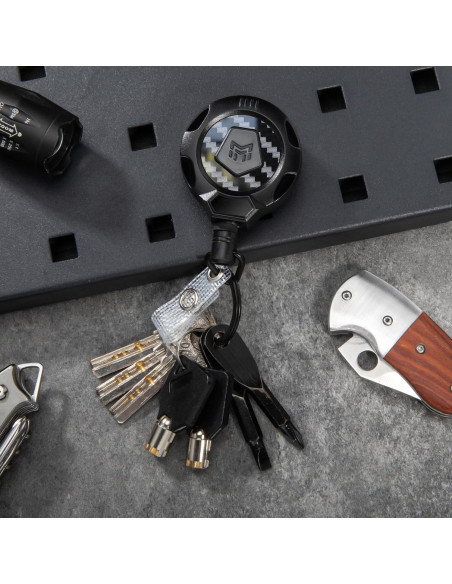 Llavero Retráctil MNGARISTA 2 Pcs Fibra Carbono 80 cm 0.28 kg