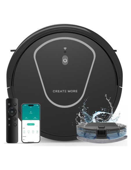 Robot Aspirador 3 en 1 Bagotte A21 con Succión 5000Pa