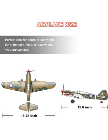 Avión RC Losbenco OLS-6113 4 Canales Estabilización Xpilot