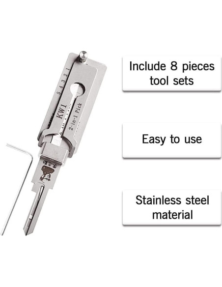 Juego de herramientas de gancho y pico Genérico 2 en 1 Juego de herramientas de gancho y pico Genérico 2 en 1