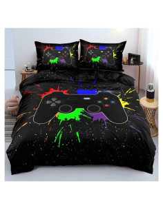 Juego de Ropa de Cama Individual Holiyjog Gamer 3 Piezas