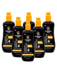 Aceite Bronceador Australian Gold SPF 04 6 Piezas 235ml