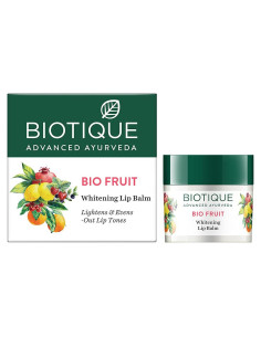 Bálsamo Labial Biotique Bio Fruit 12g - Aclarante Frutal