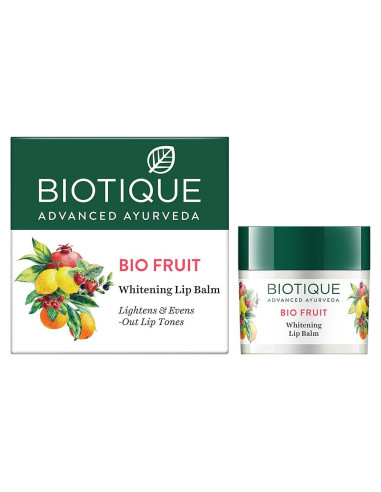 Bálsamo Labial Biotique Bio Fruit 12g - Aclarante Frutal
