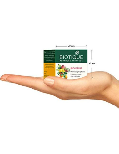 Bálsamo Labial Biotique Bio Fruit 12g - Aclarante Frutal